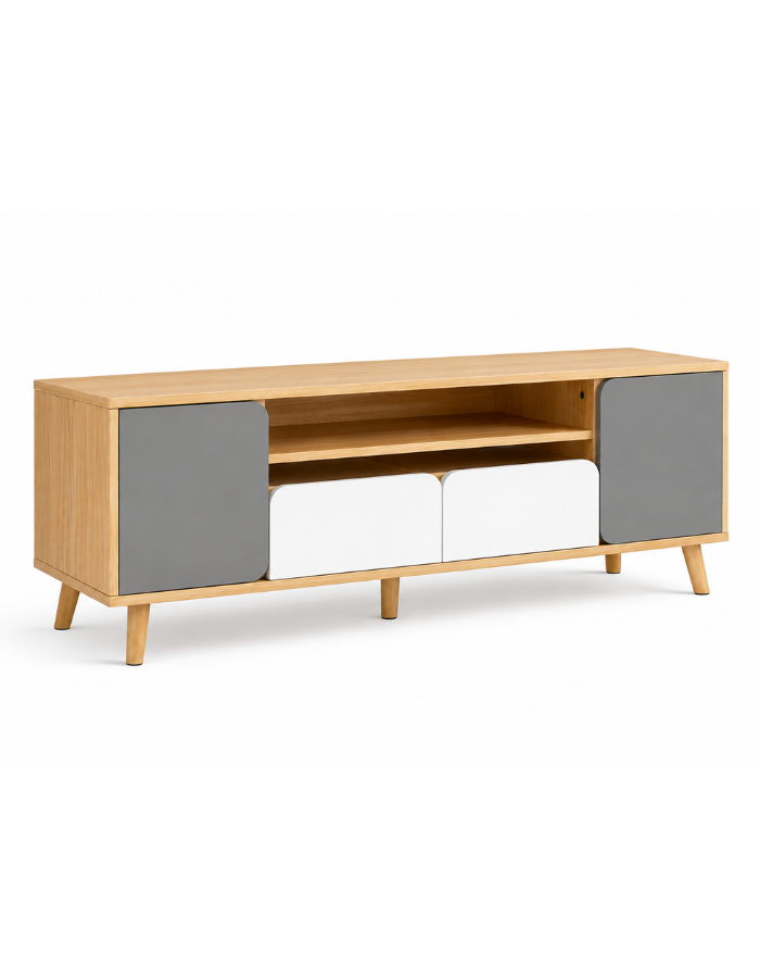 Rack para Tv Houston con Puertas y Cajones