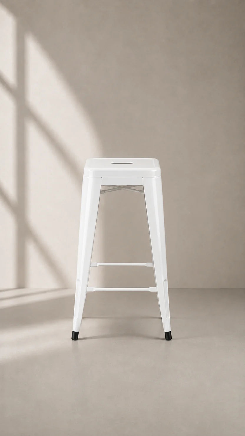 Taburete Tolix alto sin respaldo (77cm)
