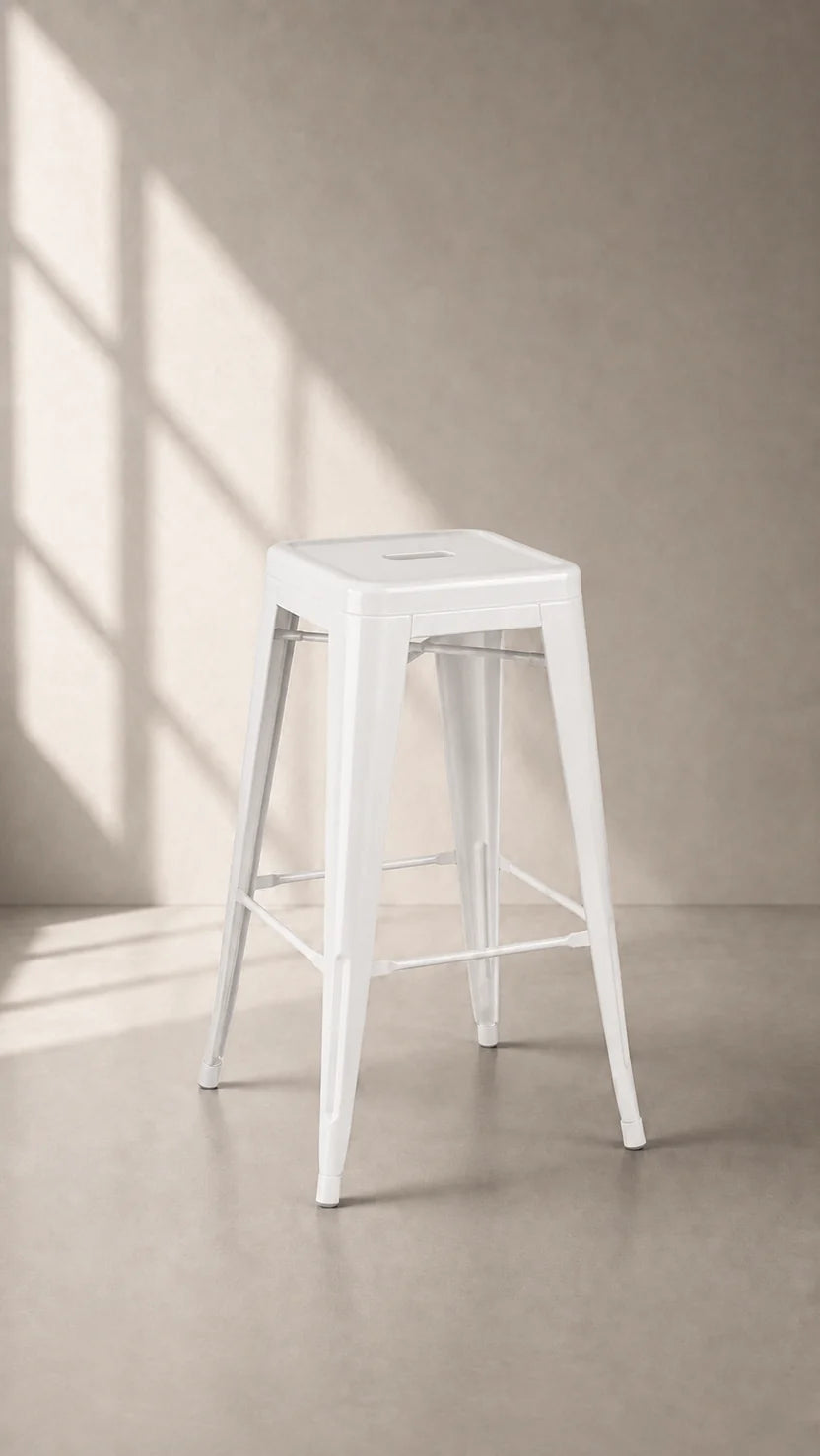 Taburete Tolix alto sin respaldo (77cm)