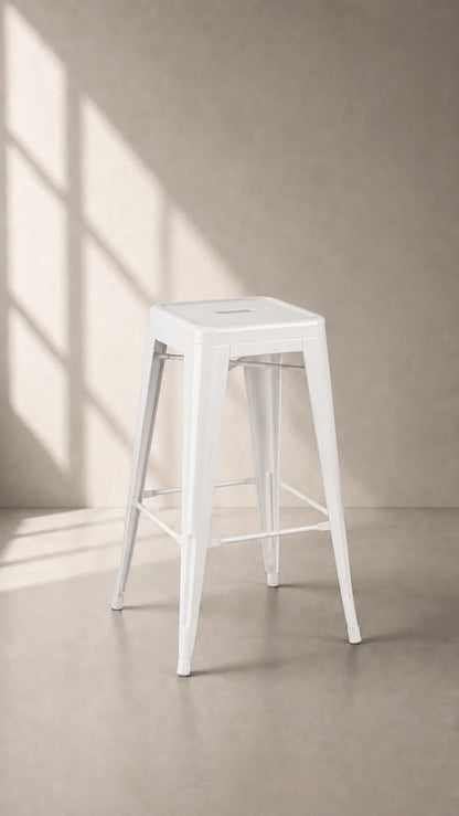 Taburete Tolix alto sin respaldo (77cm)
