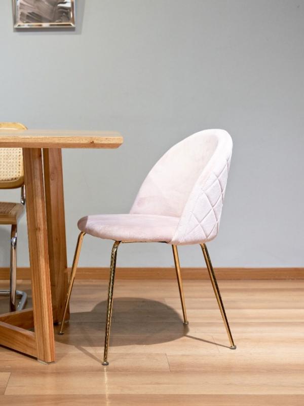Silla Terciopelo Gold