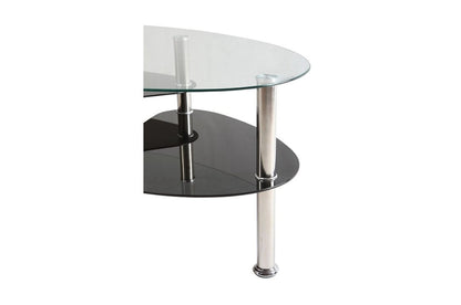 Mesa de Centro Elipse Vidrio