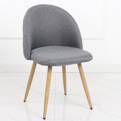Silla Gabrielle Lino Respaldo Liso (Patas Símil Madera)