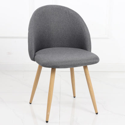 Silla Gabrielle Lino Respaldo Liso (Patas Símil Madera)