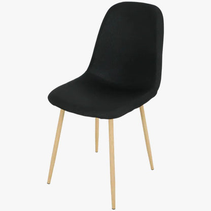 Comedor Redondo 4P Clinton Lino (pata simil madera)
