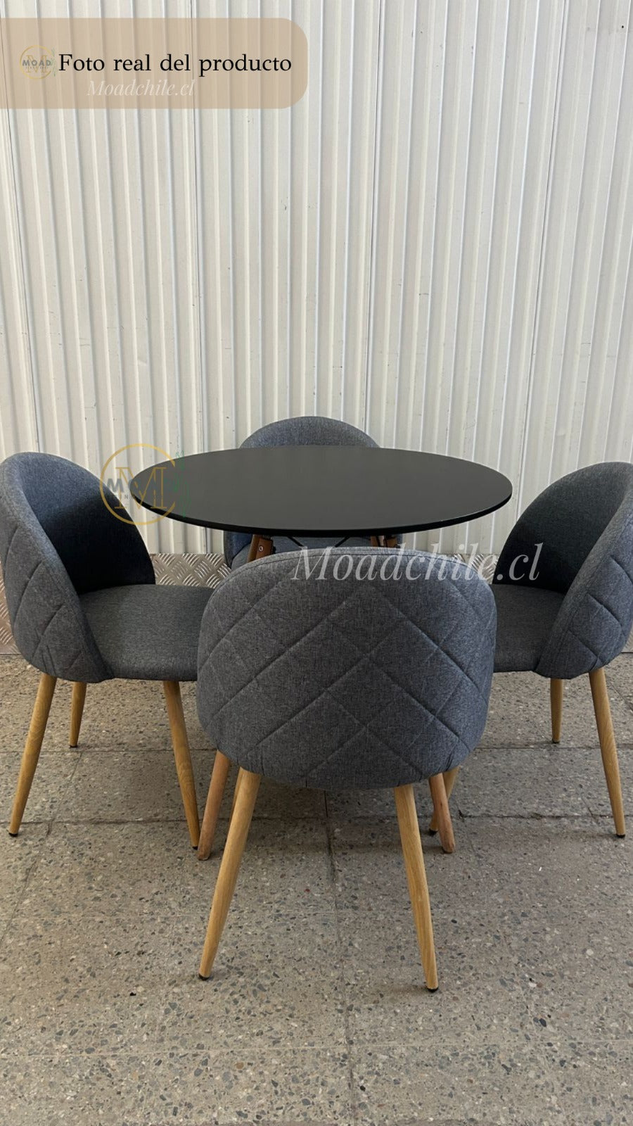 Comedor Eames Lino 4P