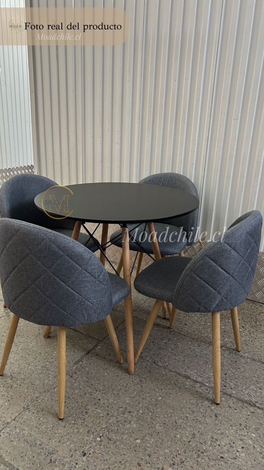 Comedor Eames Lino 4P