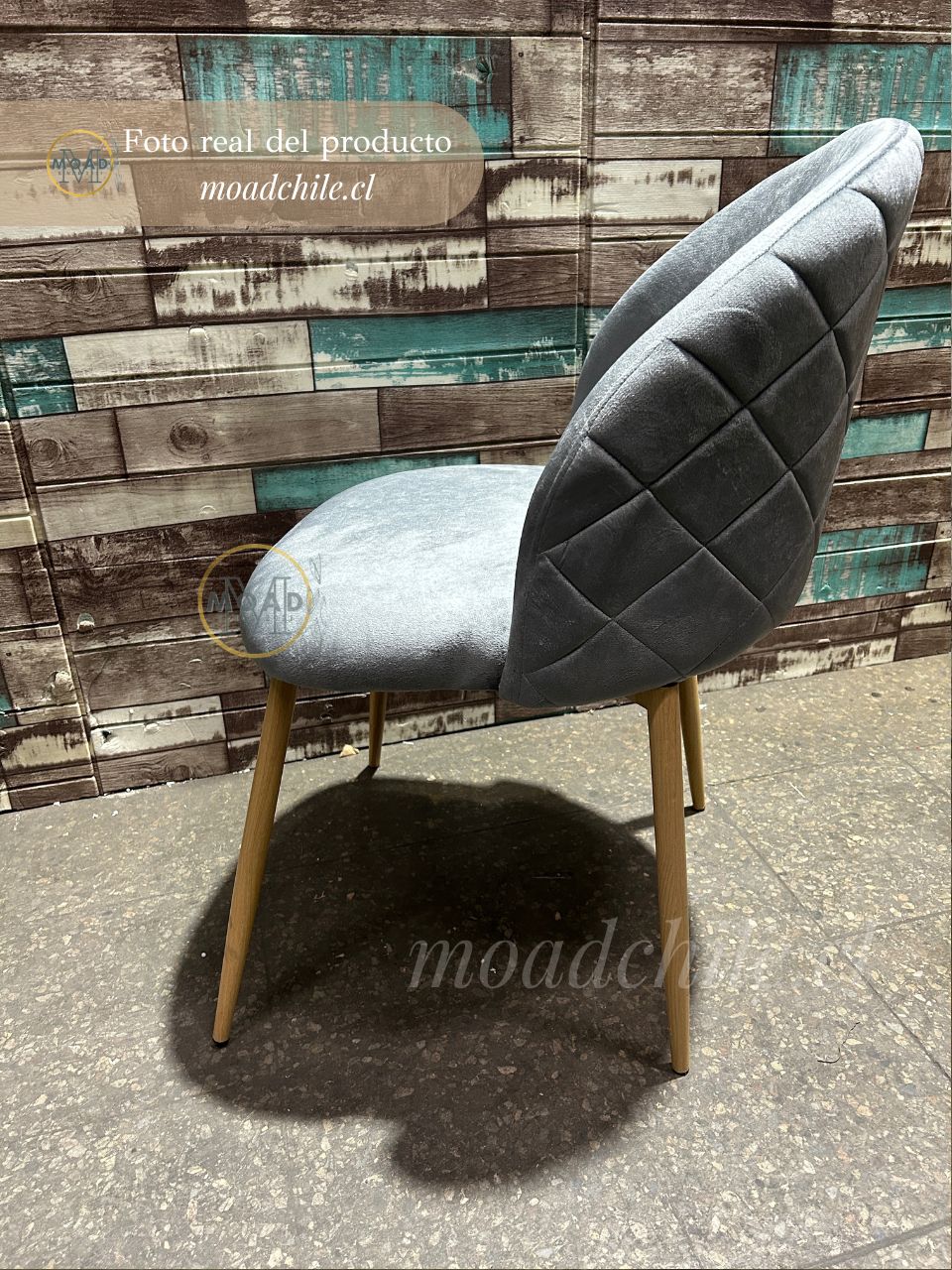 Comedor Rectangular Moscú Gabrielle Terciopelo 6P