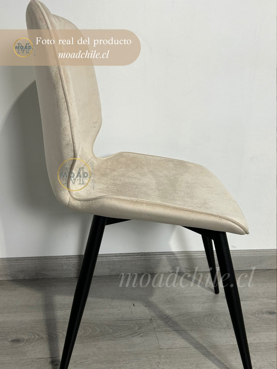 Pack 4 Sillas Fiori Top Felpa Pata Negra