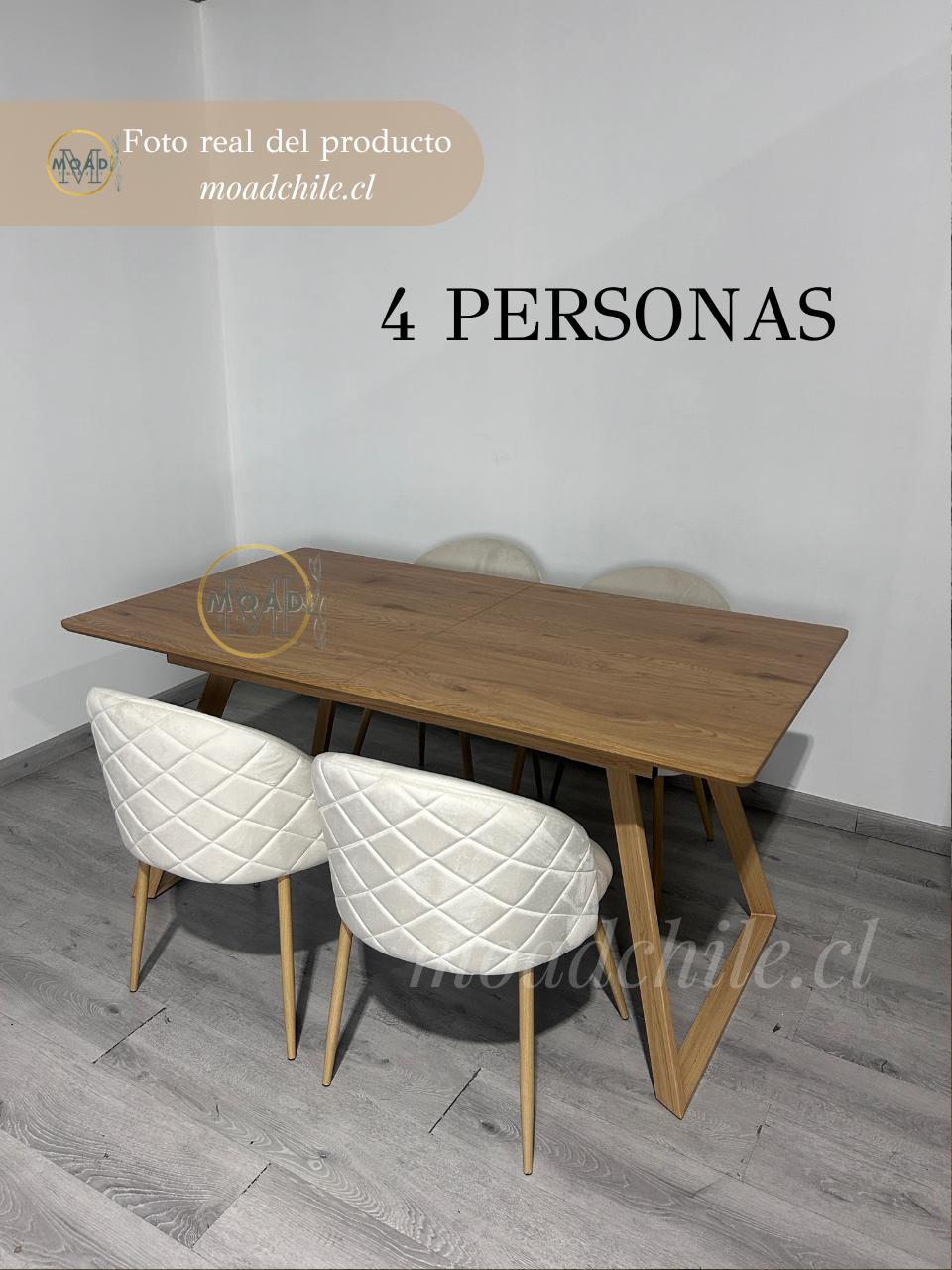 Comedor Extensible Zeus Rectangular 6P