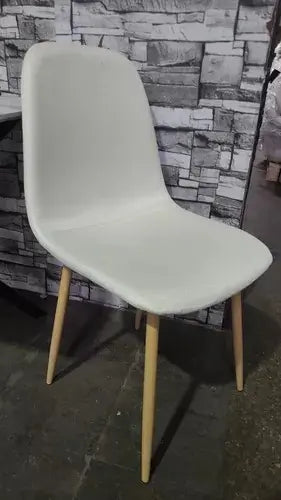 Comedor Eames Paris cuadrado lino