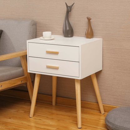 Velador Eames doble blanco