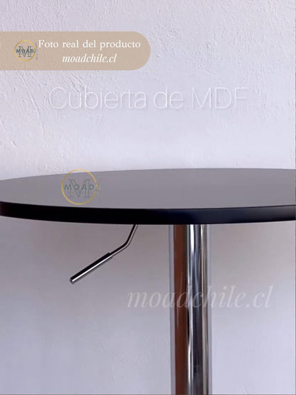 Mesa de Bar alta ajustable - Negra
