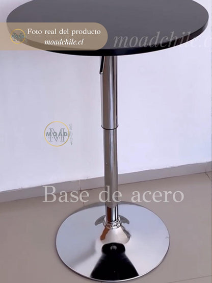 Mesa de Bar alta ajustable - Negra