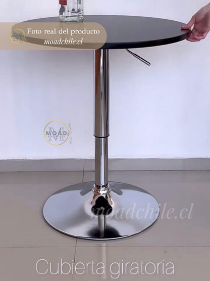 Mesa de Bar alta ajustable - Negra