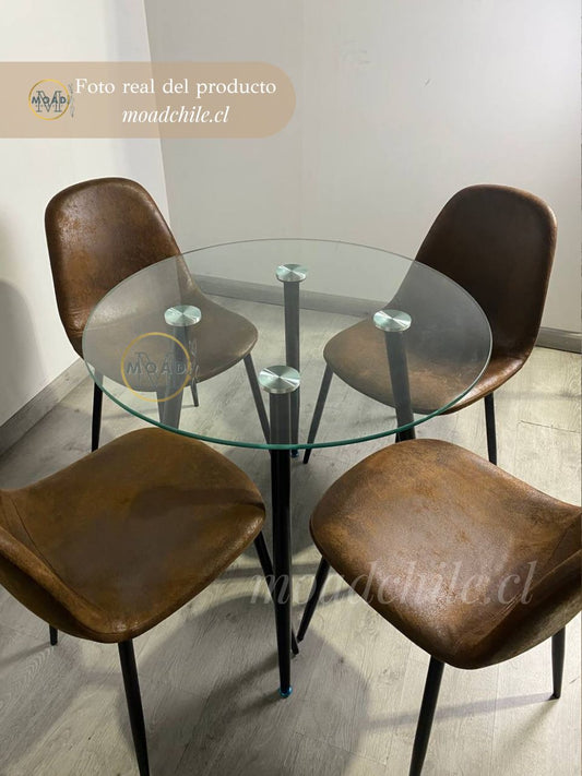 comedor Paris Vintage Redondo para 4 personas