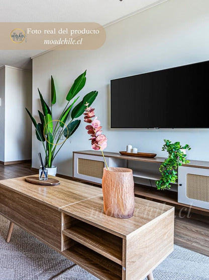 Mesa de Centro Elevable para Living - Madera