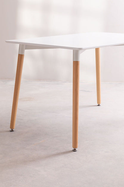 Comedor rectangular Hoffman para 4 personas