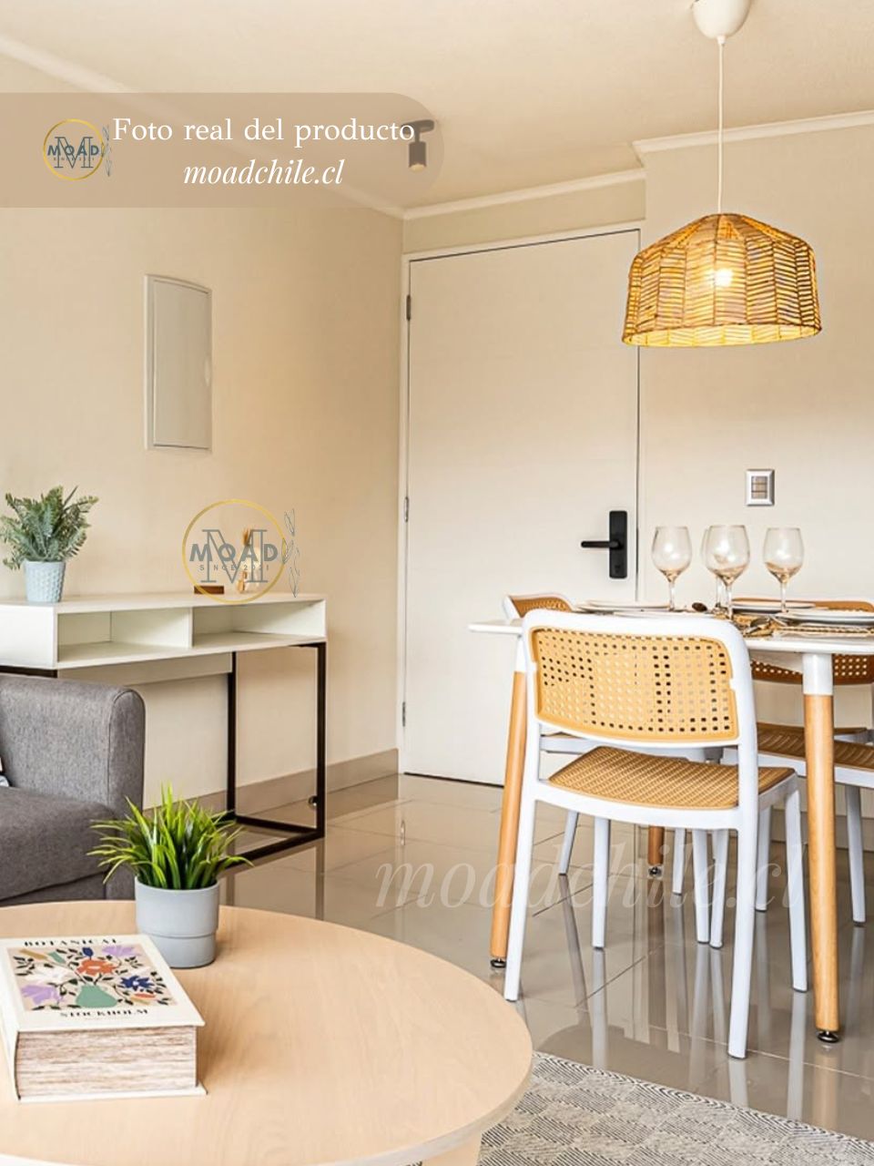 Comedor rectangular Hoffman para 4 personas