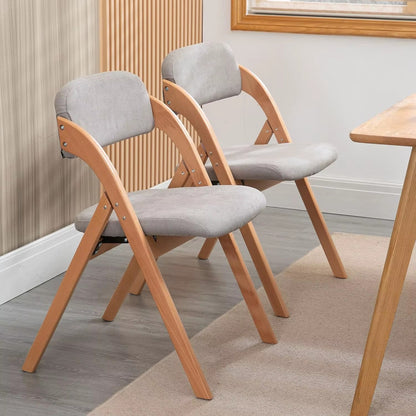 Silla Betlahem de madera plegable acolchada