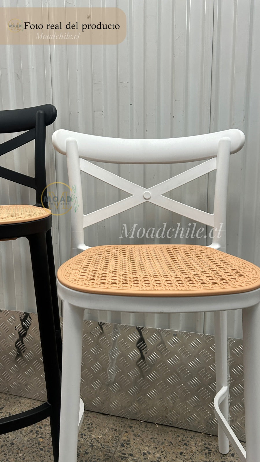 X4 Sillas de Bar Arizona (75cm)