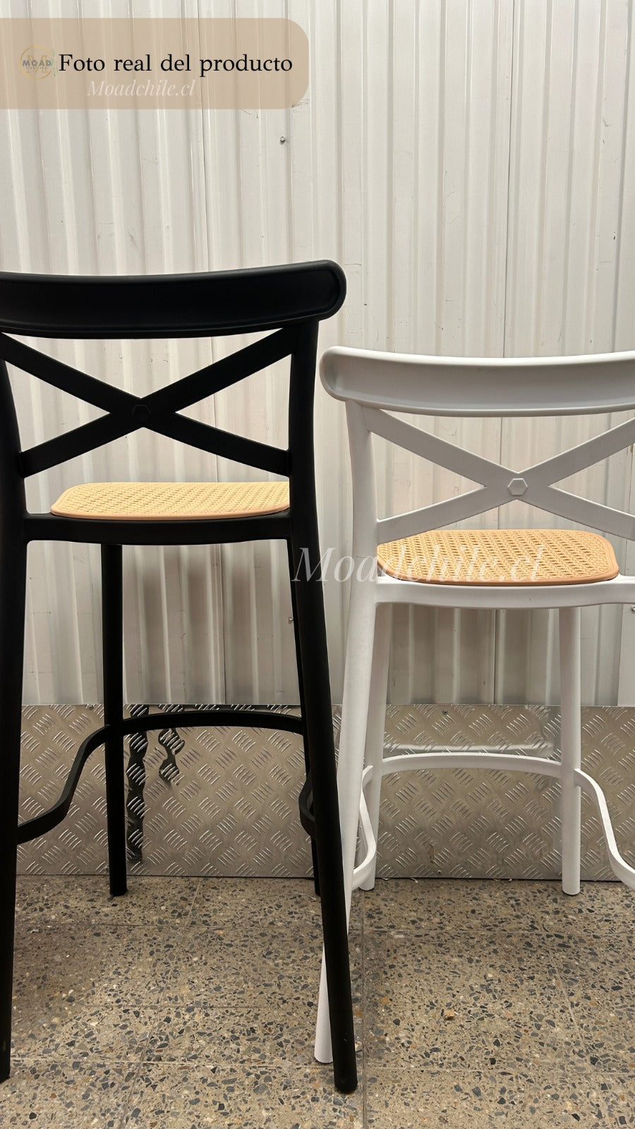 X4 Sillas de Bar Arizona (75cm)