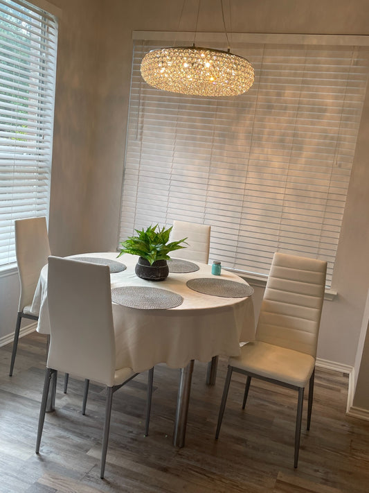 Silla Dining Liana con patas cromadas