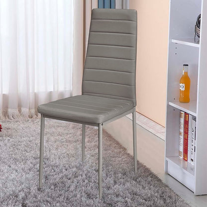 Silla Dining Liana con patas cromadas
