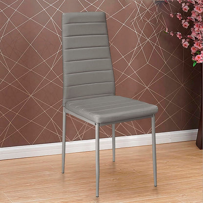 Silla Dining Liana con patas cromadas