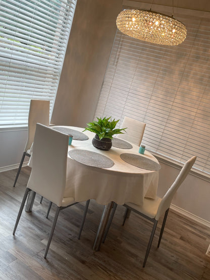 Silla Dining Liana con patas cromadas