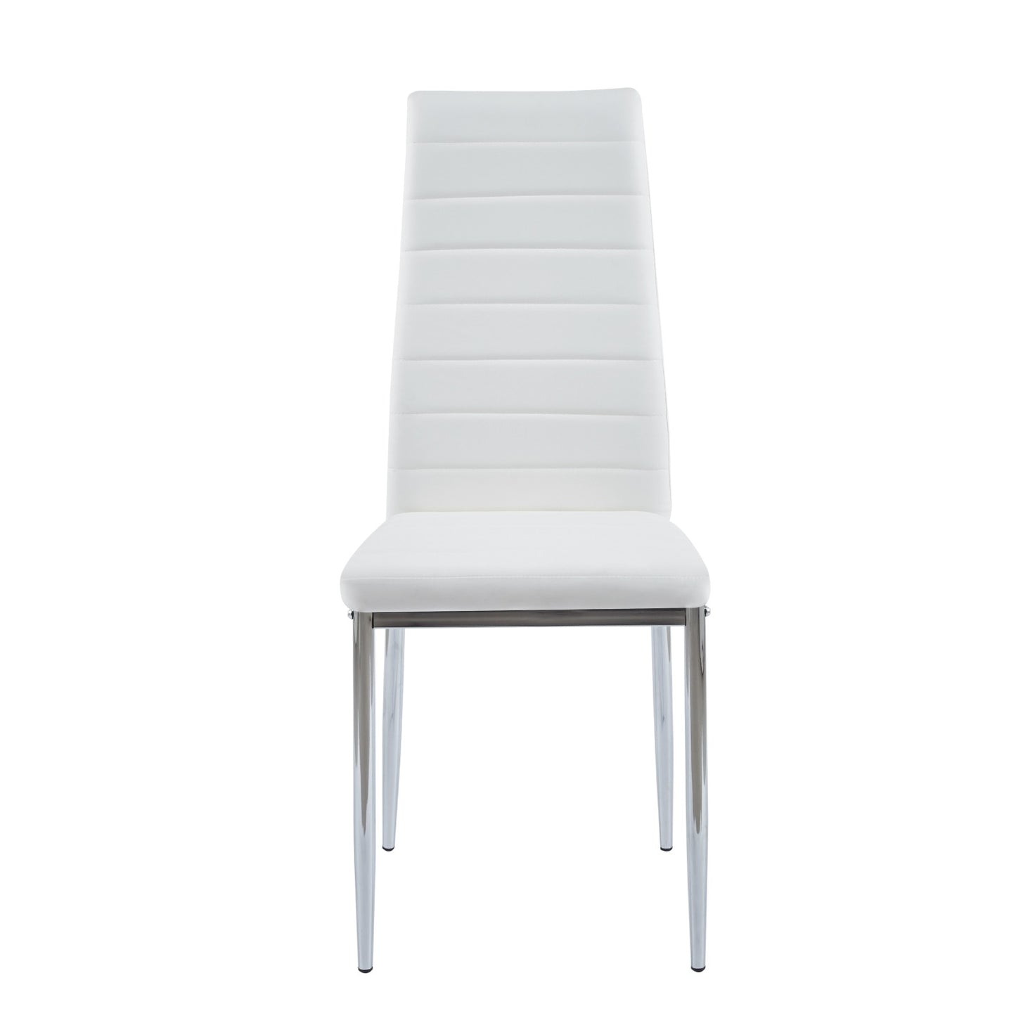 Pack 4 Sillas Dining Liana con patas cromadas