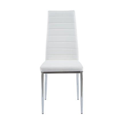 Silla Dining Liana con patas cromadas