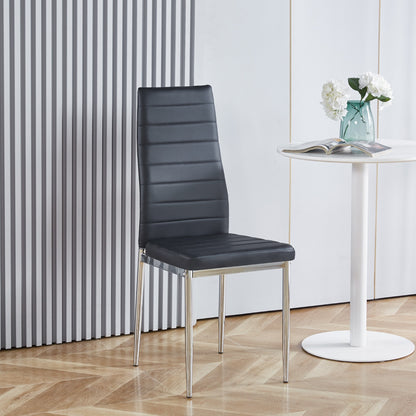Silla Dining Liana con patas cromadas
