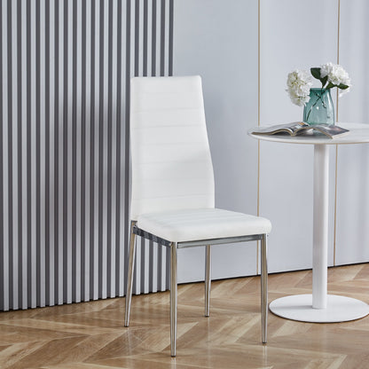 Silla Dining Liana con patas cromadas
