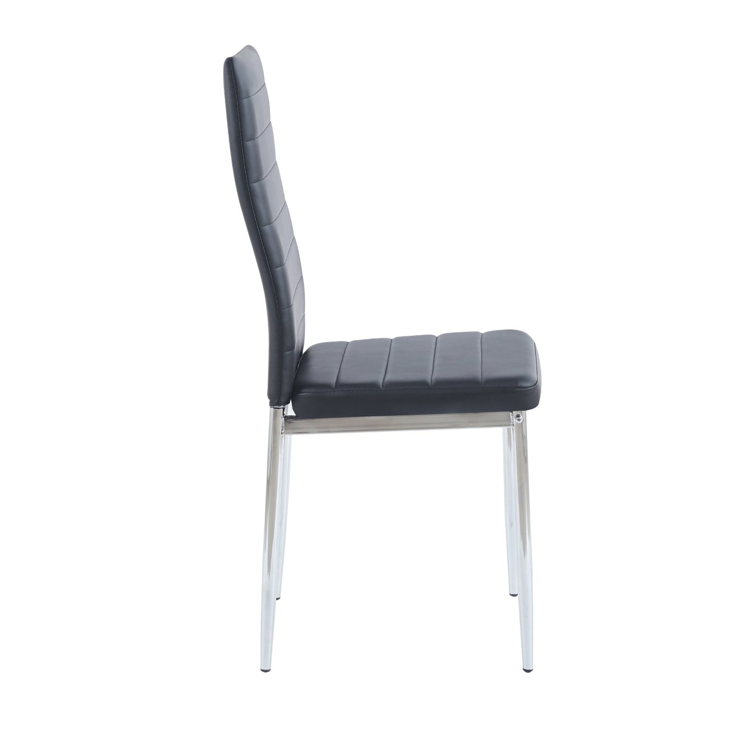 Silla Dining Liana con patas cromadas
