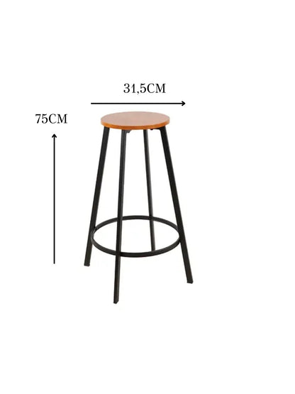 Taburete de bar Elipse Industrial