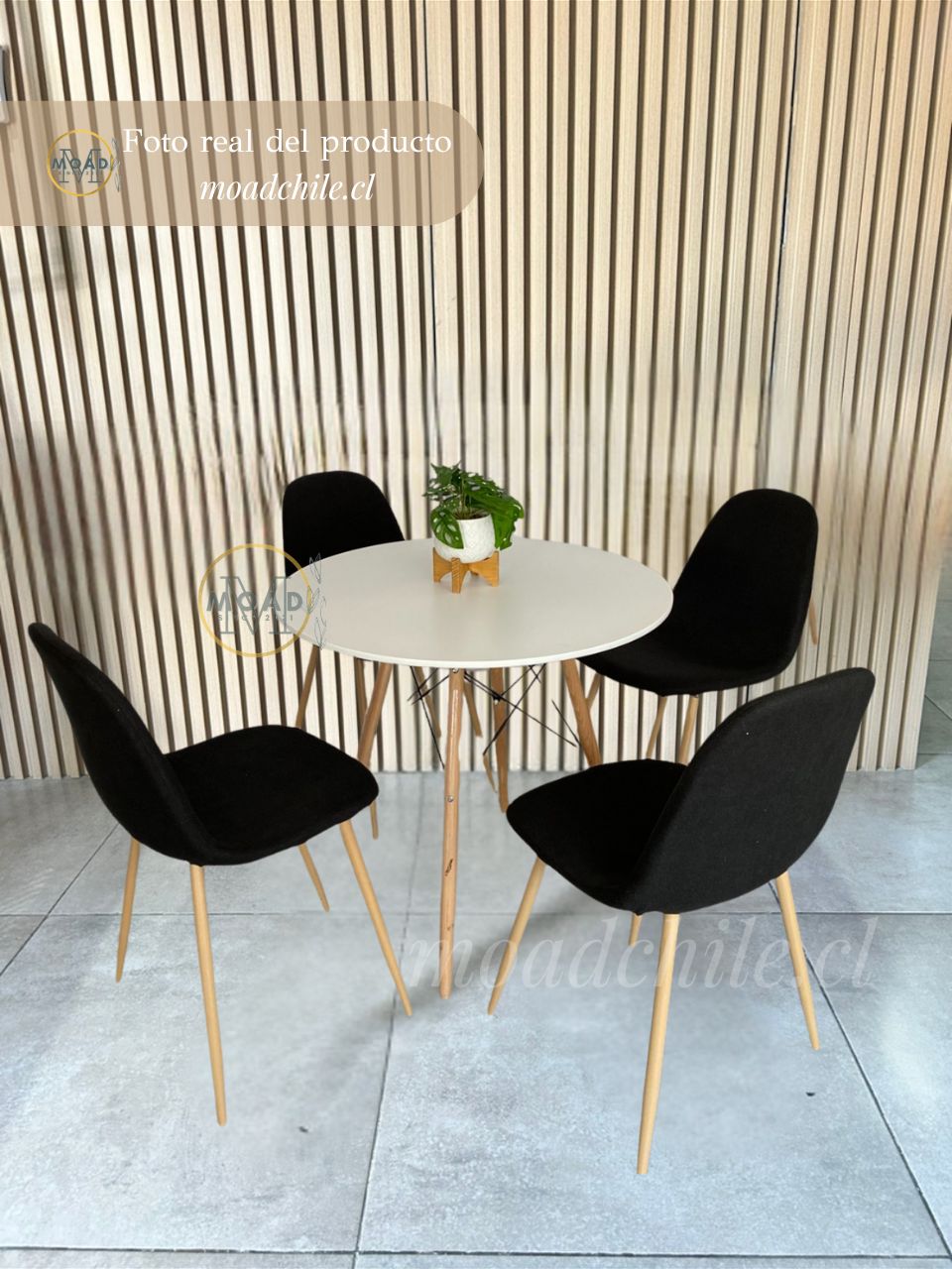 Juego de comedor Melania para 4 personas