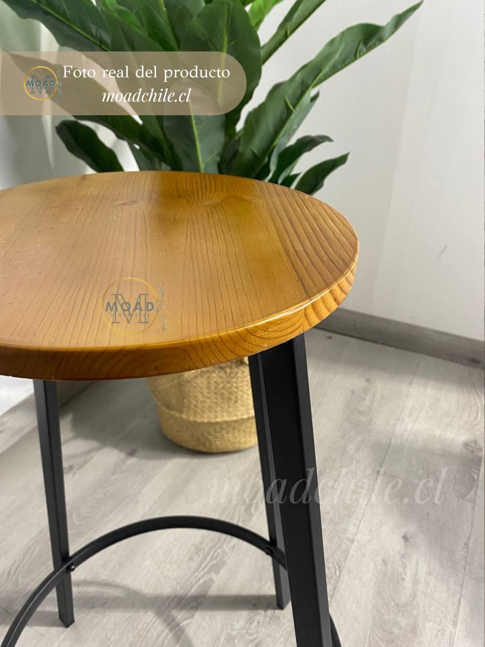 Taburete de bar Elipse Industrial