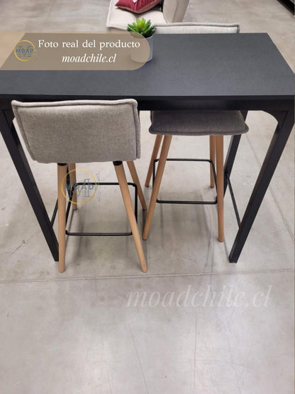 Mesa de Bar Rectangular Negra