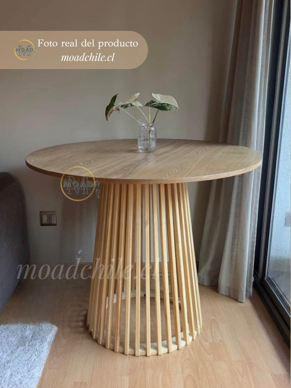 Mesa de Comedor Ibai Natural 90cm