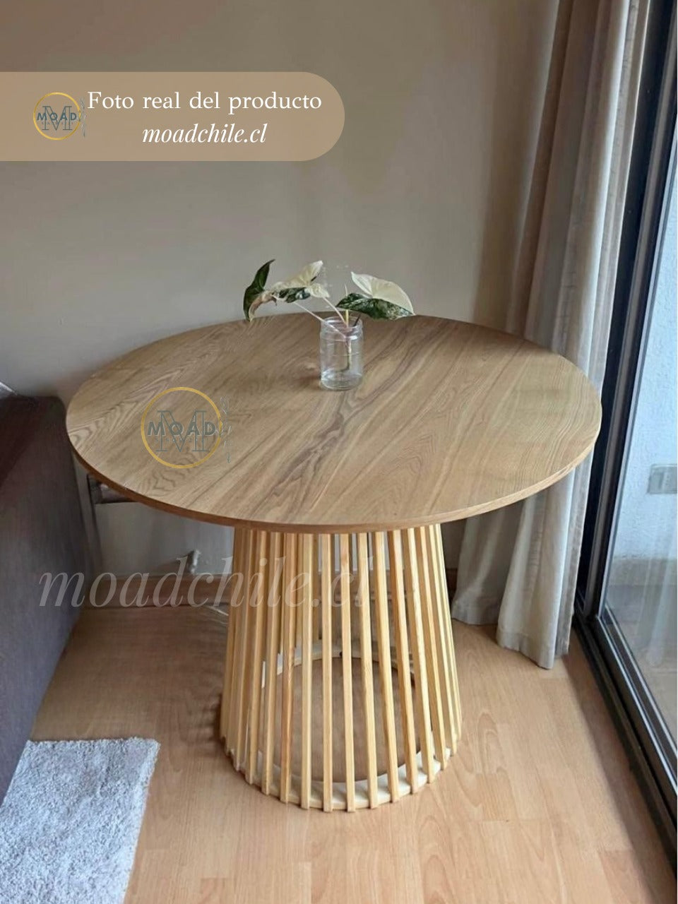 Mesa de Comedor Ibai Natural 90cm