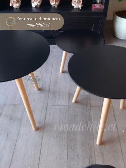 Set 3 Mesas Grape Centro/Lateral