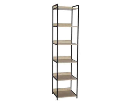 Repisa de 6 Niveles Alerce Natural/Negro