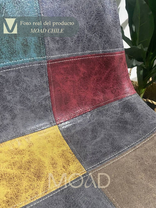 Pack 4 Sillas Patchwork Da Vinci patas Eames