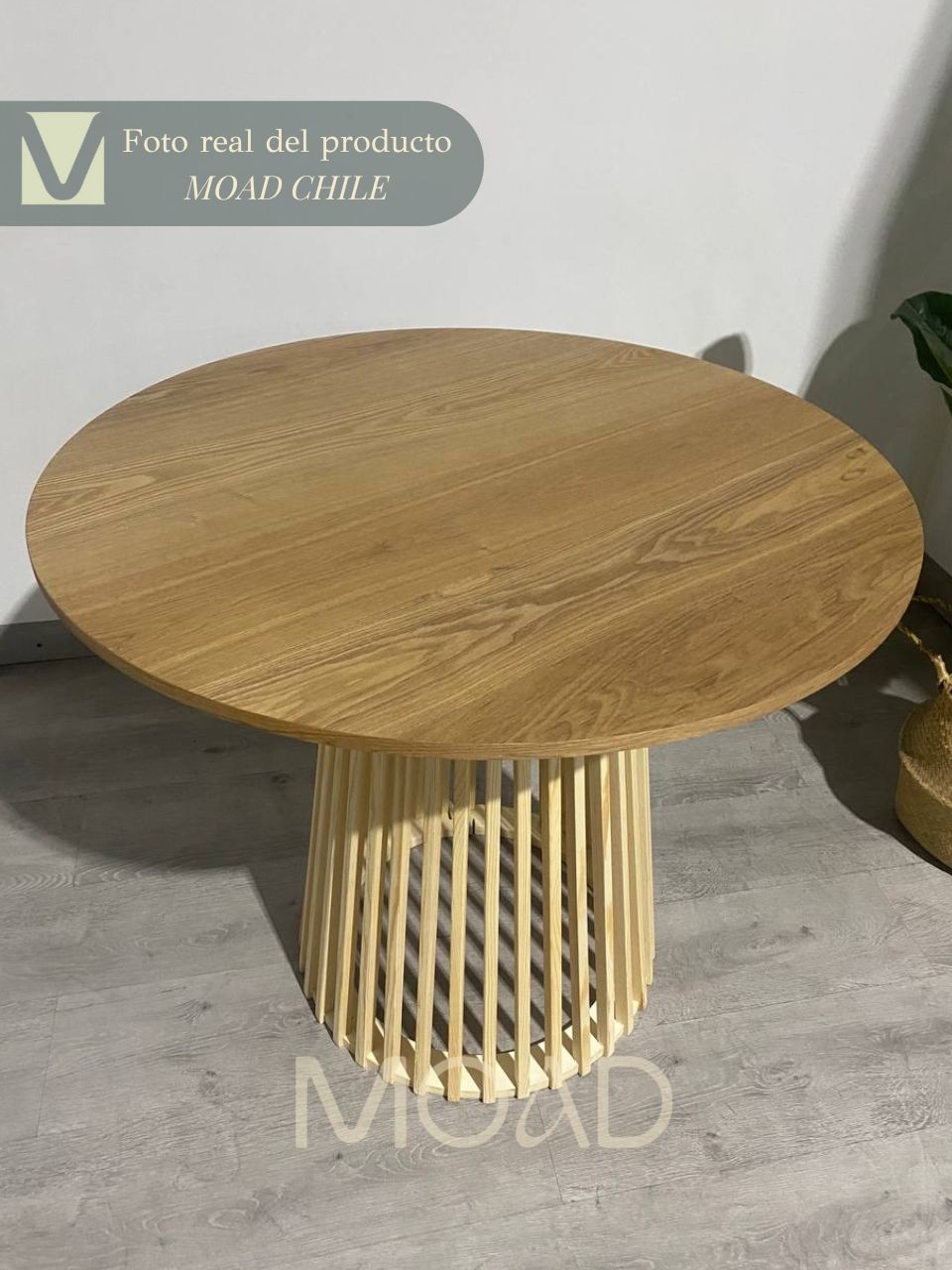 Mesa de Comedor Ibai Natural 90cm