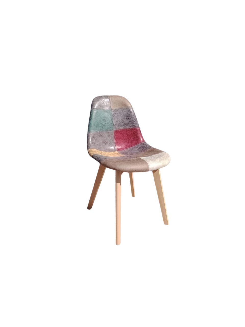 Silla Patchwork Da Vinci Patas de Madera