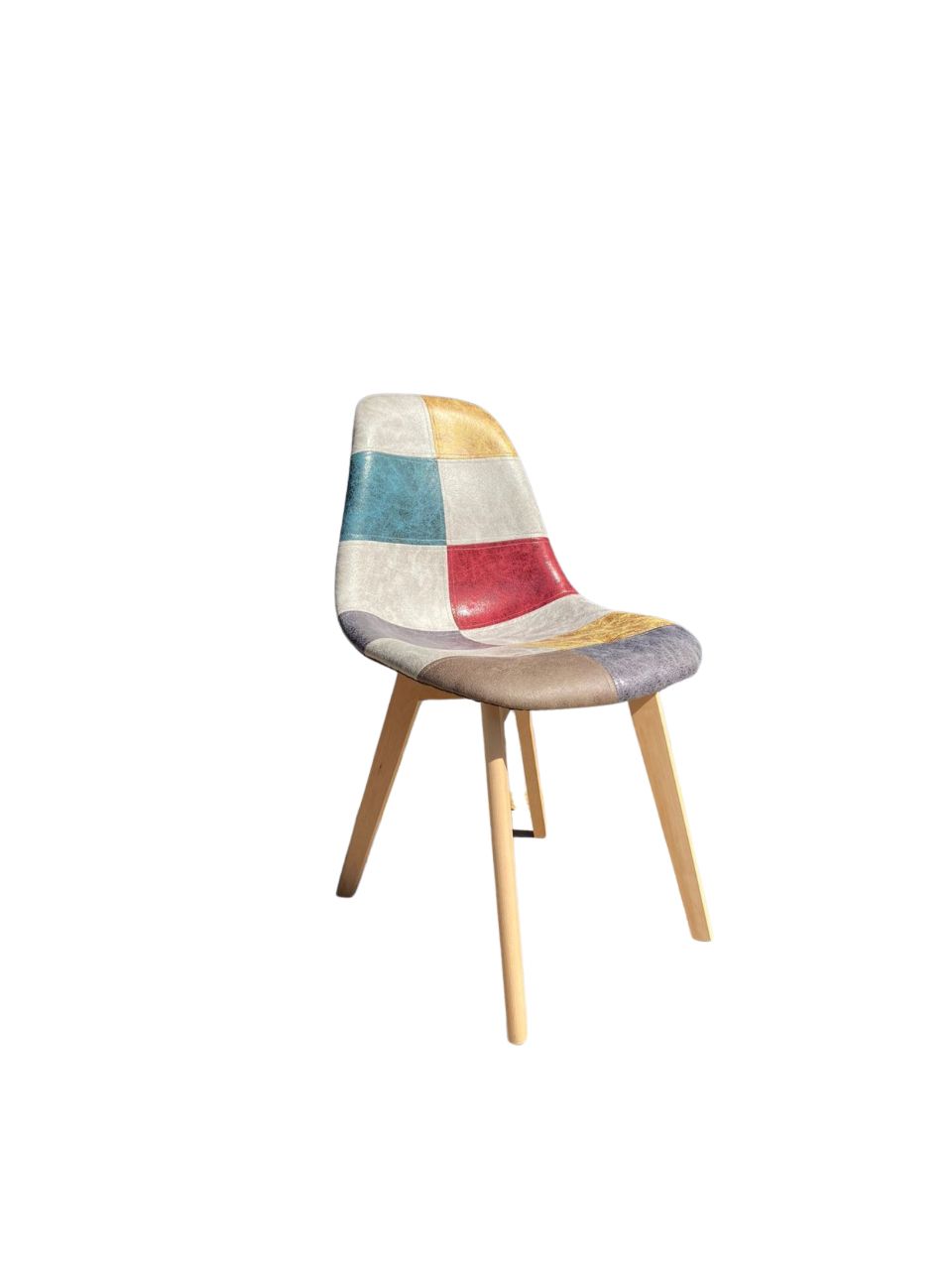Silla Patchwork Da Vinci Patas de Madera