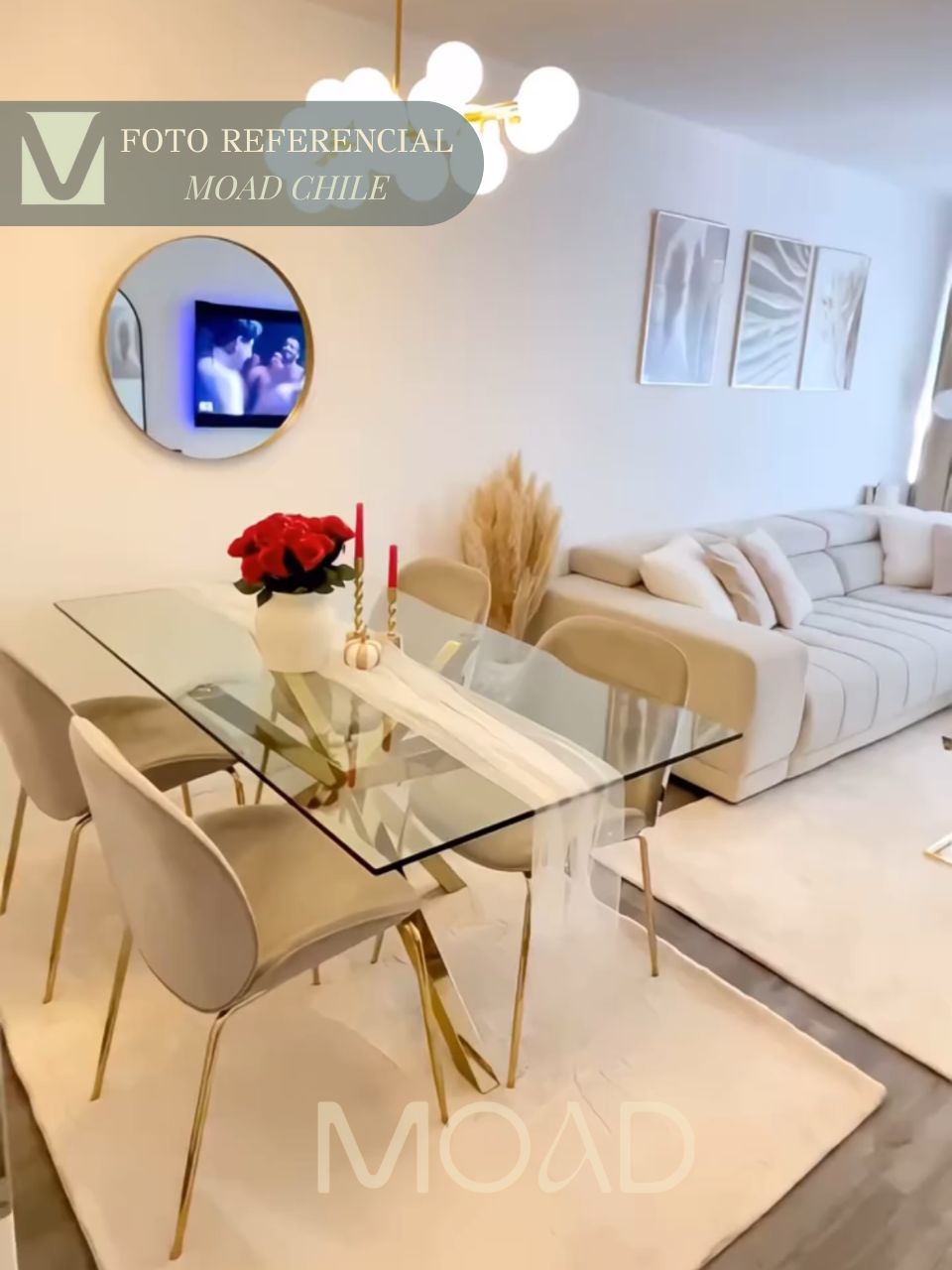 Comedor Beetle Beverly Hills Rectangular 4P