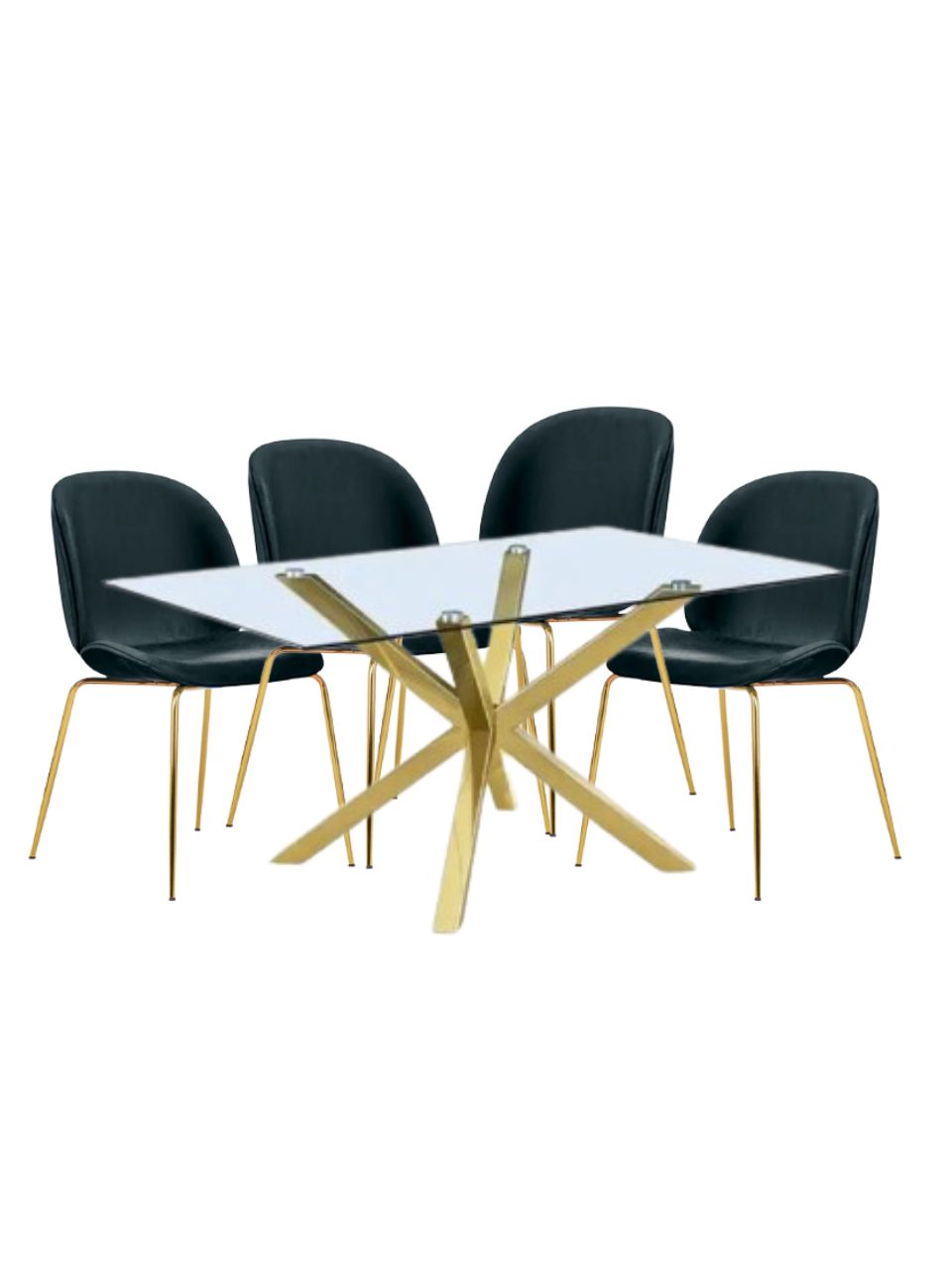 Comedor Beetle Beverly Hills Rectangular 4P
