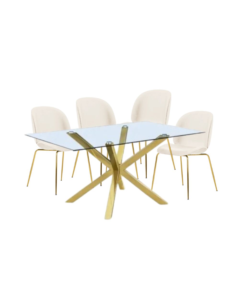 Comedor Beetle Beverly Hills Rectangular 4P